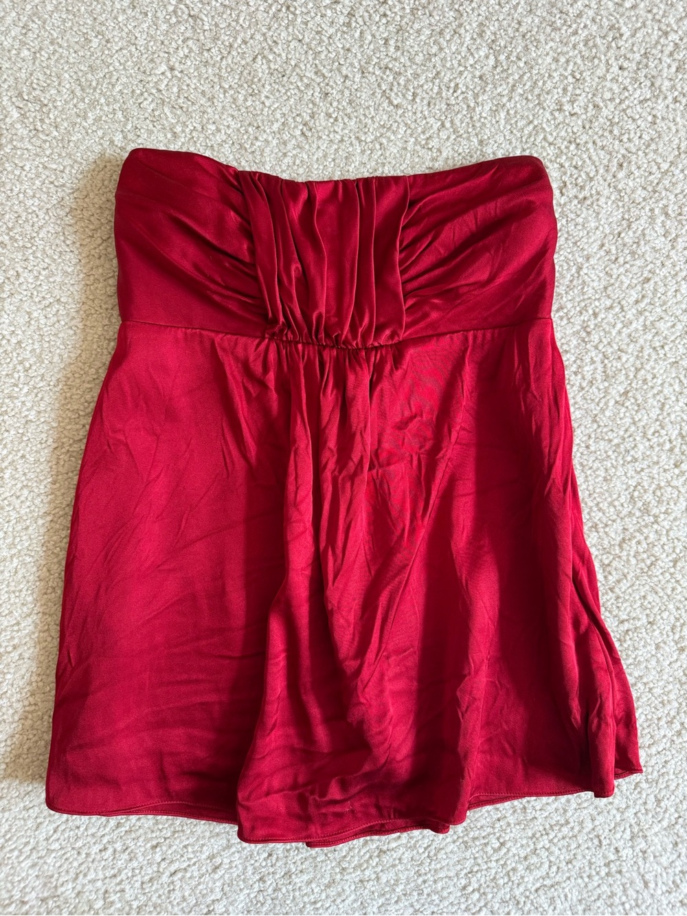 Banana Republic silk strapless top